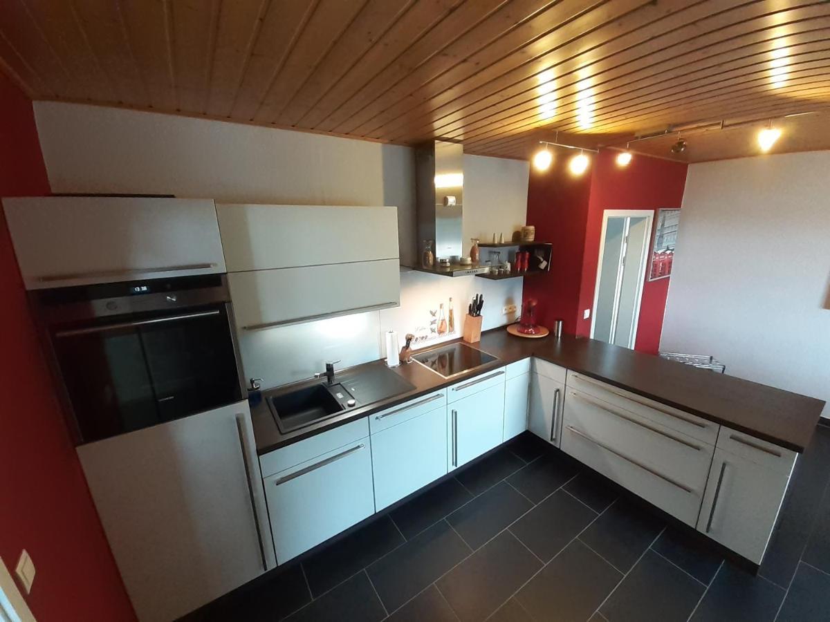 Herresbach Ferienwohnung Terrasse Parkplatz Wallbox Nuerburgring מראה חיצוני תמונה